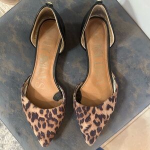 Sam & Libby Cheetah Pointy Flats